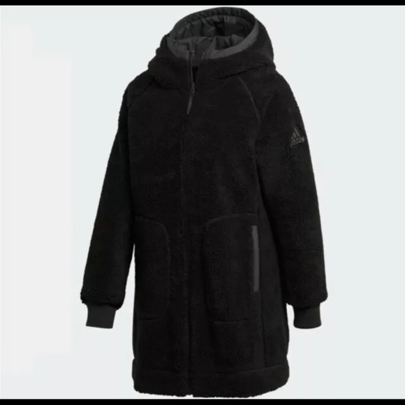 Adidas Originals Women’s REVERSIBLE SHERPA Jacket - Picture 5 of 8